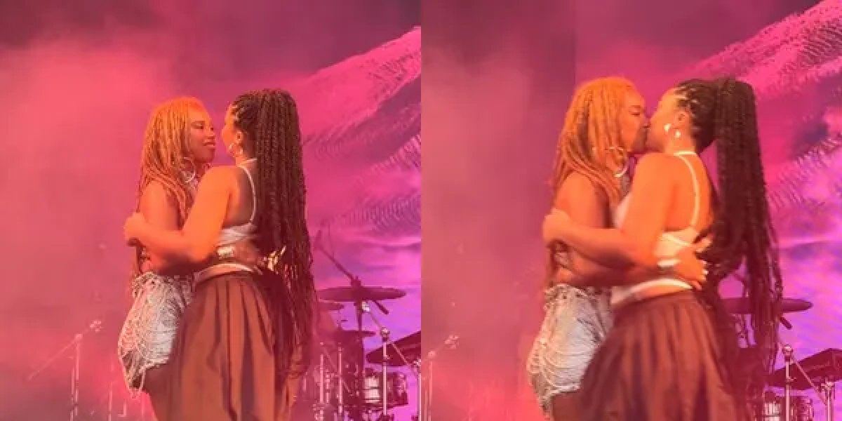 Cantora baiana é alvo de ataques homofóbicos após beijo no Rock in Rio