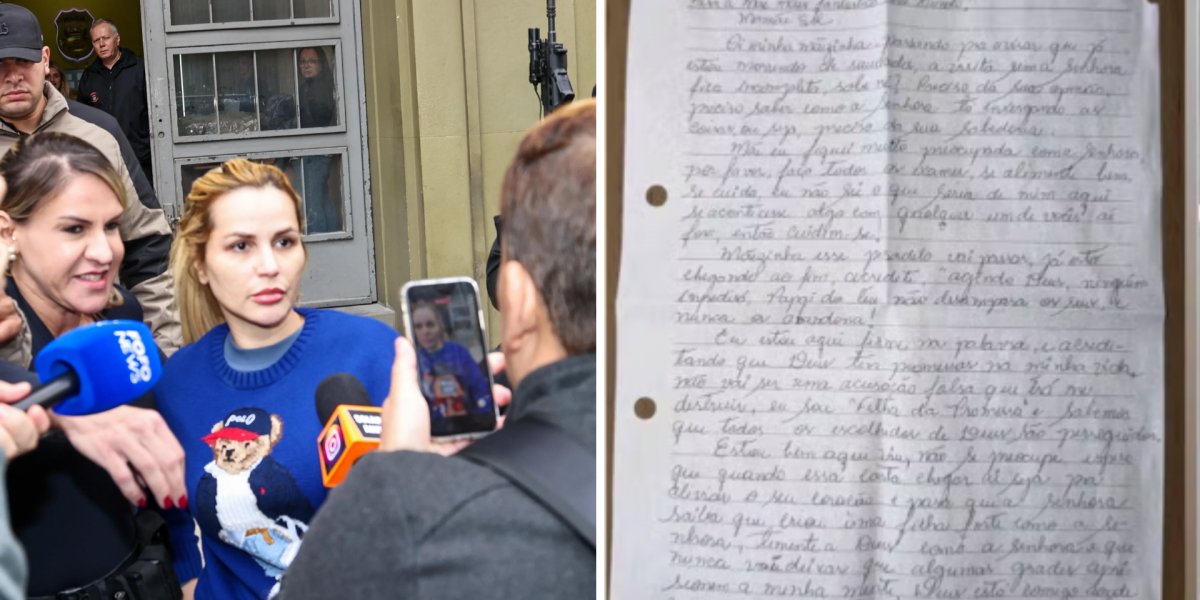 Deolane Bezerra manda recado à mãe em carta da prisão: “Esse pesadelo vai passar”