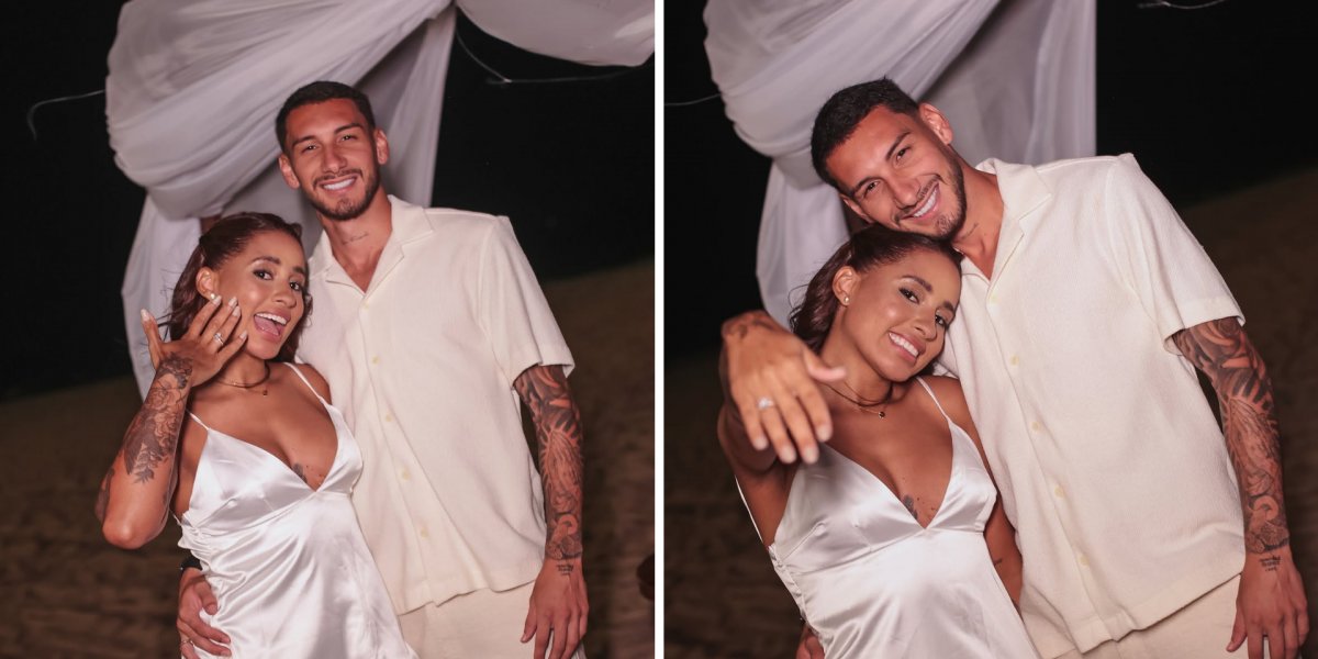 MC Loma é pedida em casamento na praia e declara: “Escolheria mil vezes”