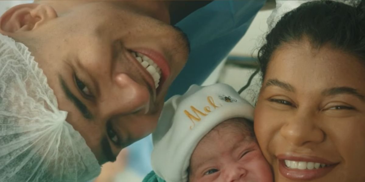 Nasce Mel, filha de Sheuba e Tiago Souza: 'Conhecemos o fruto do nosso amor'