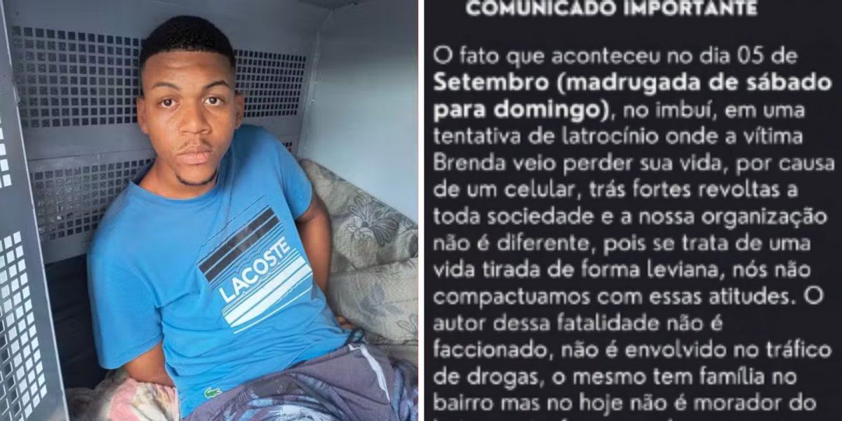 Suposta nota do BDM nega envolvimento com suspeito de matar filha de PMs em Salvador
