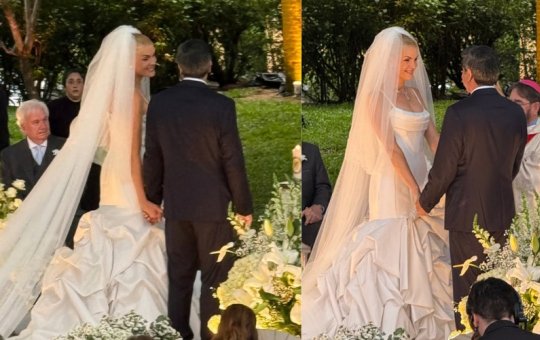 Ana Hickmann e Edu Guedes oficializam casamento em cerimônia luxuosa no interior de São Paulo