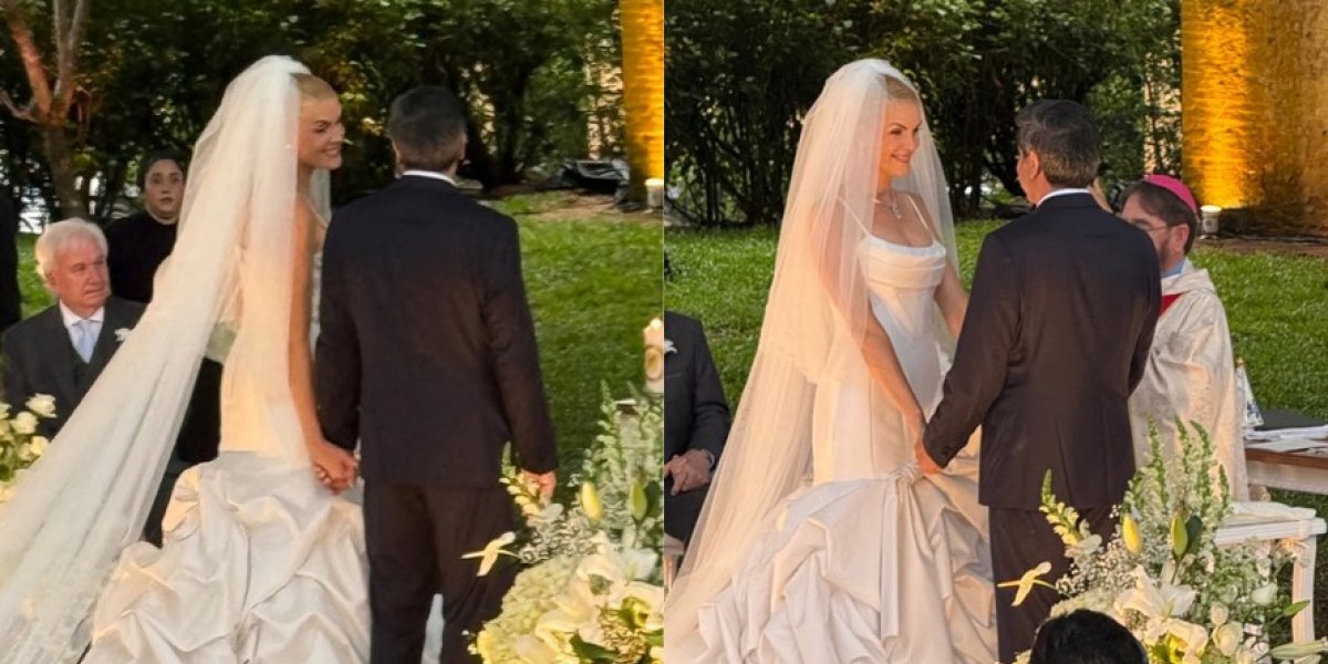 Ana Hickmann e Edu Guedes oficializam casamento em cerimônia luxuosa no interior de São Paulo