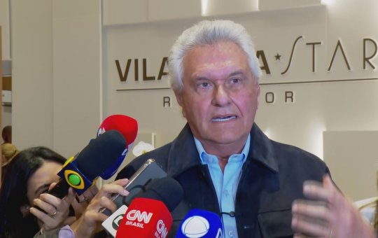 Caiado recebe alta após três dias internado com pneumonia em São Paulo