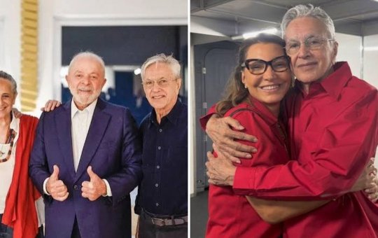 Com presença de Janja, Caetano Veloso também presta apoio a Lula durante show: 'Bora, Lula'