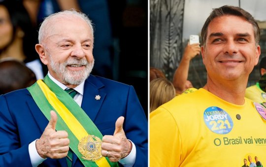 Lula lidera no primeiro turno, mas empata tecnicamente com Flávio no segundo, aponta pesquisa