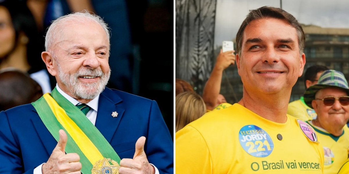 Lula lidera no primeiro turno, mas empata tecnicamente com Flávio no segundo, aponta pesquisa
