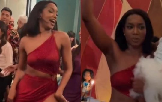IZA comemora aniversário de 36 anos com festa ao lado de amigos e familiares