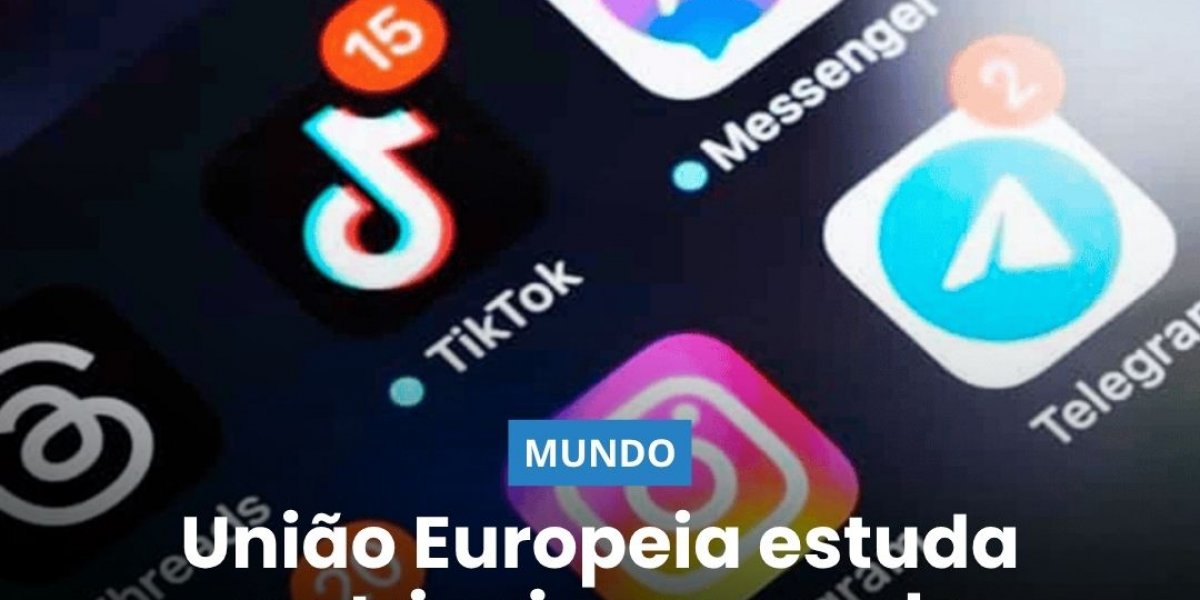 União Europeia estuda restringir acesso de menores de 15 anos a redes sociais e jogos online