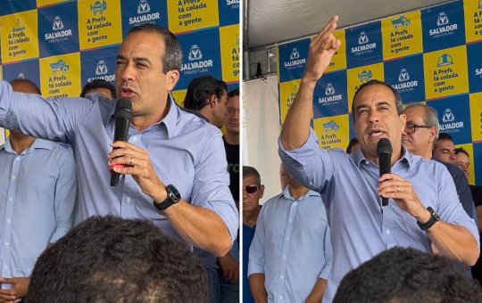 Bruno Reis presta apoio a ACM Neto e chama Jerônimo Rodrigues de “pior governador da história da Bahia”