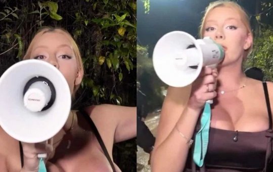 Malévola tenta invadir sede de “A Fazenda” e é barrada por seguranças: “A rua é pública”