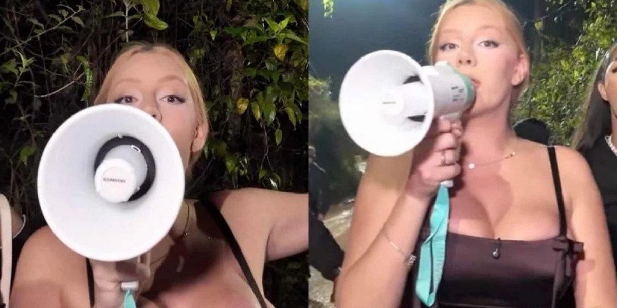 Malévola tenta invadir sede de “A Fazenda” e é barrada por seguranças: “A rua é pública”