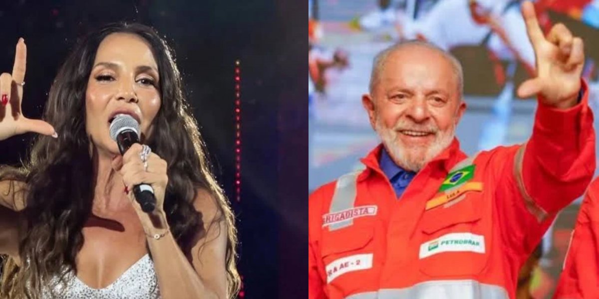 Ivete Sangalo faz o “L” após público gritar “Lula” durante show em BH