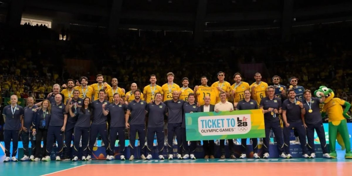 Brasil vence Argentina, conquista Sul-Americano e garante vaga nos Jogos de Los Angeles 2028