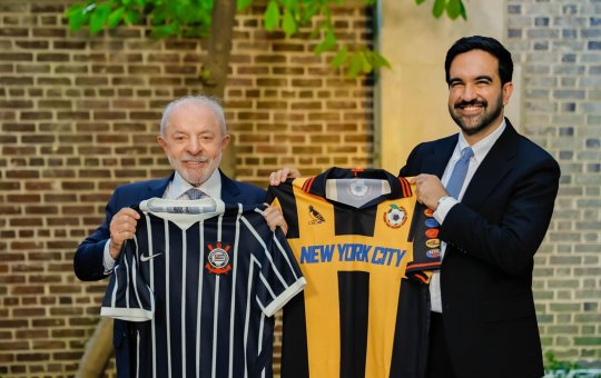 Lula se reúne com prefeito de Nova York e é chamado de “fonte de inspiração”