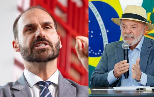 Eduardo Bolsonaro critica Lula e pede apoio a Flávio: “Ele não quer acabar com o crime organizado”
