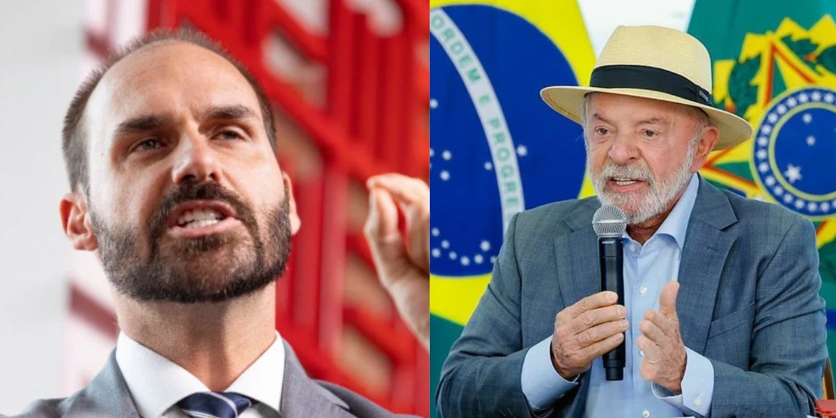 Eduardo Bolsonaro critica Lula e pede apoio a Flávio: “Ele não quer acabar com o crime organizado”