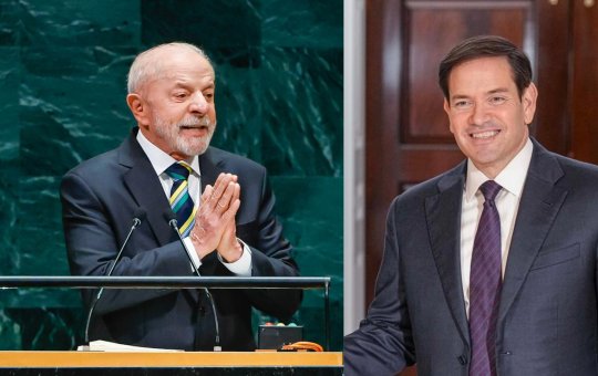 Rubio se aproxima de Lula após discurso na ONU, mas não consegue falar com presidente