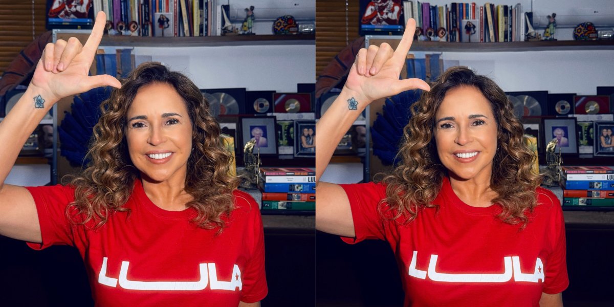 Daniela Mercury presta apoio a Lula faltando poucos dias para as eleições