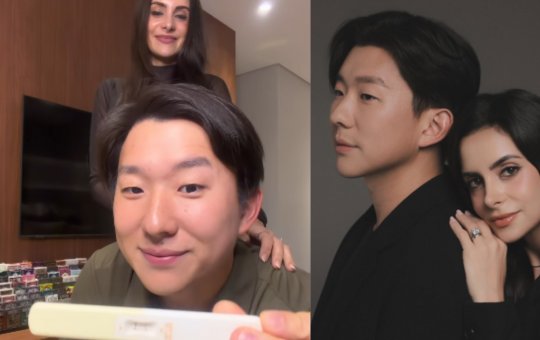 Pyong Lee e Natália Nasser surpreendem fãs ao revelarem gravidez