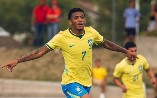 Joia do Bahia, Kauê Furquim marca dois, e Brasil Sub-17 goleia Canadá