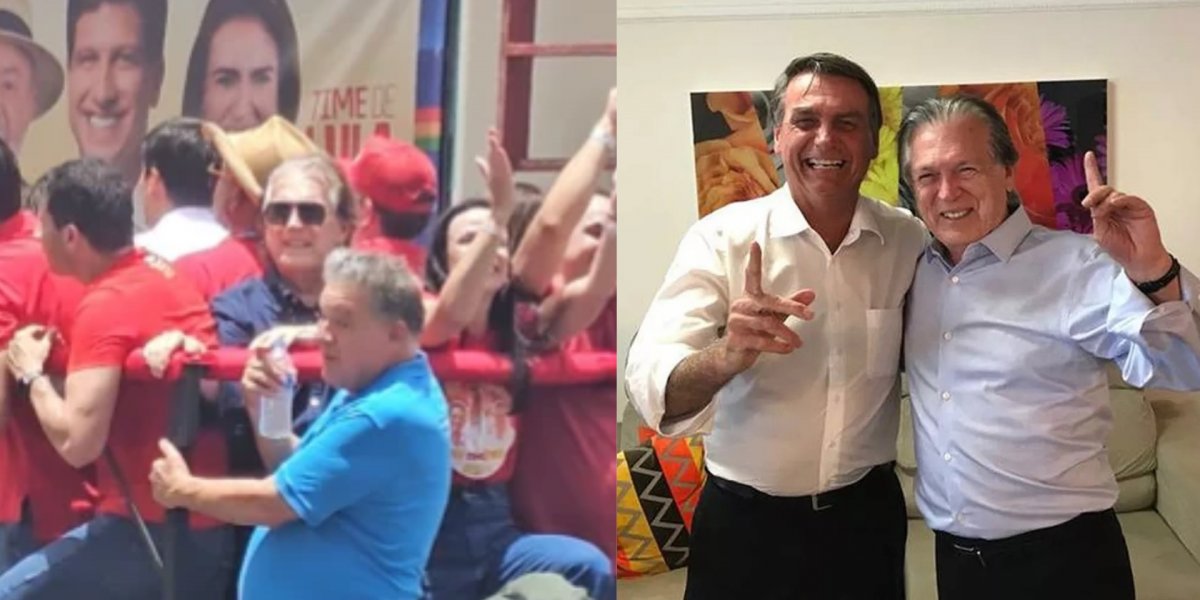 Luciano Bivar, ex-presidente do PSL que lançou Bolsonaro em 2018, aparece em ato de Lula no Recife