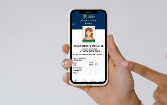 e-Título poderá ser baixado até no dia da votação nas Eleições 2026
