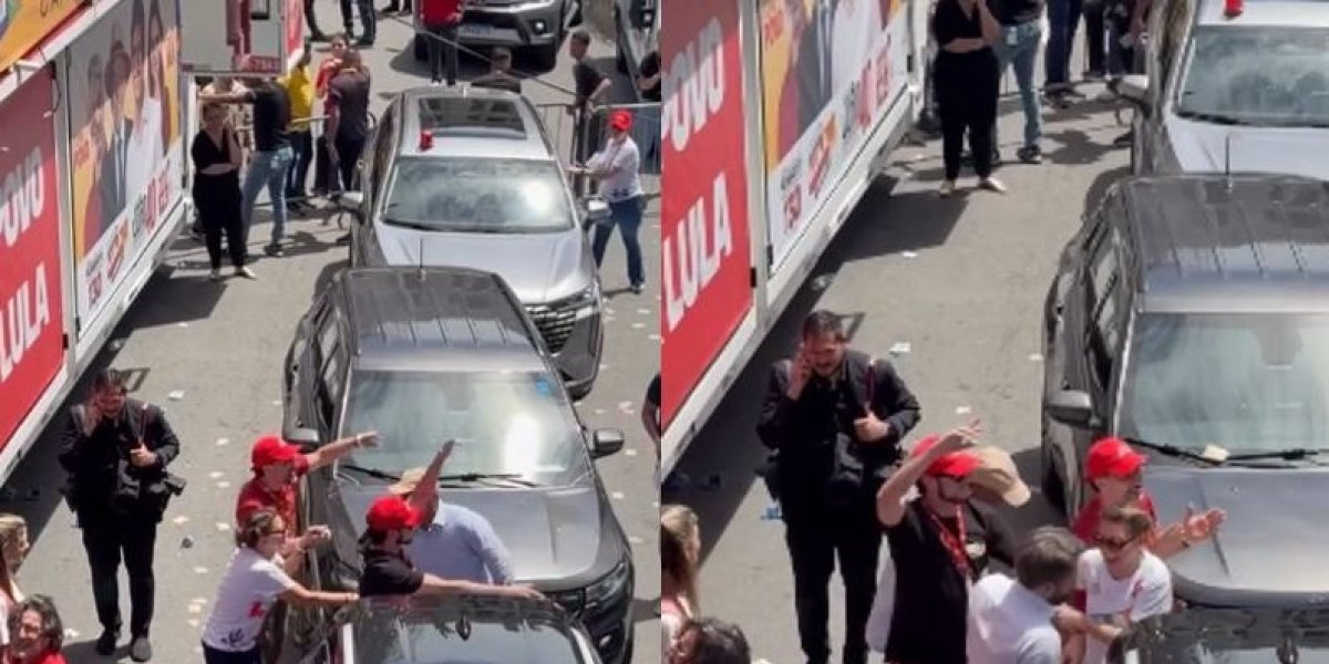 Janja dança e pula ao lado de Lula durante caminhada de campanha no Recife