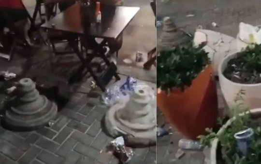 Comerciante relata danos em estabelecimento após caminhada de Lula na Barra