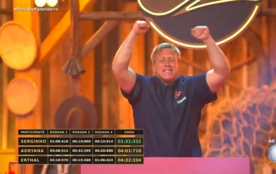 Sérgio Cabeção vence Prova do Fazendeiro e coloca adversários na roça em 'A Fazenda 18'