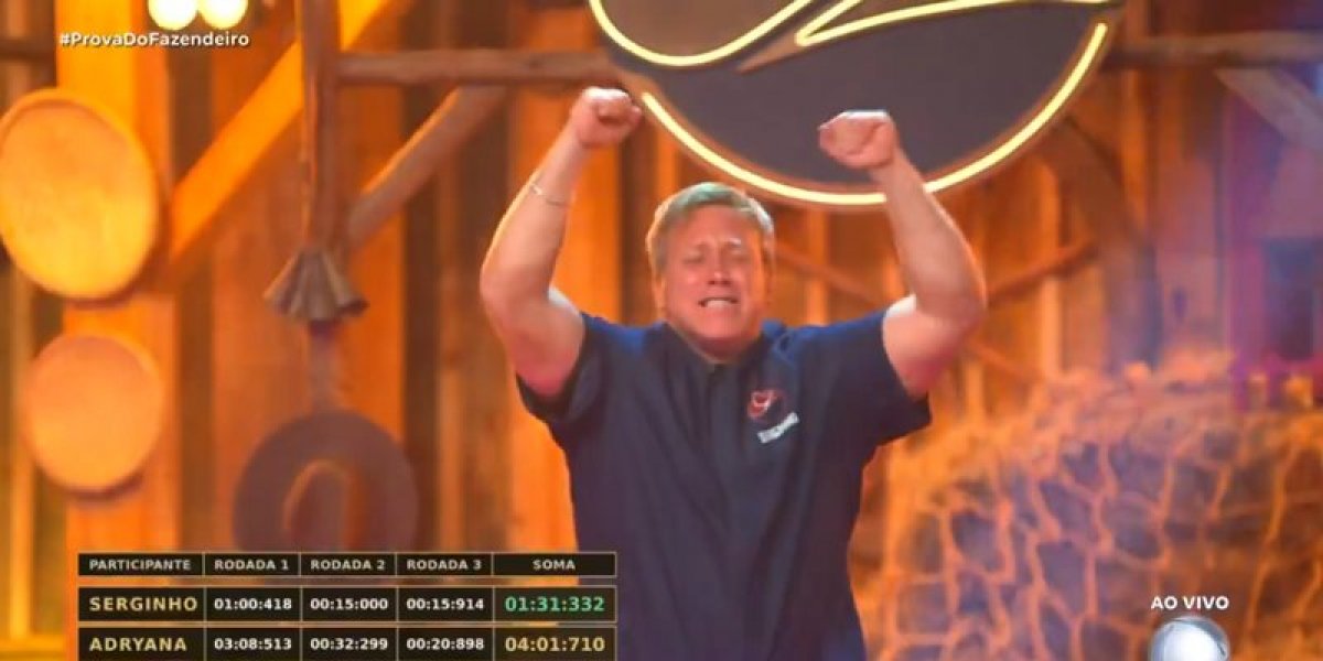 Sérgio Cabeção vence Prova do Fazendeiro e coloca adversários na roça em 'A Fazenda 18'
