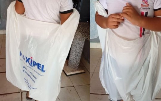 Escola na Bahia coloca criança autista dentro de saco plástico para evitar sujeira em transporte