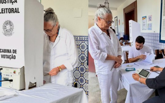 Maria Bethânia vai às urnas no Rio de Janeiro e comemora “Dia importante!”