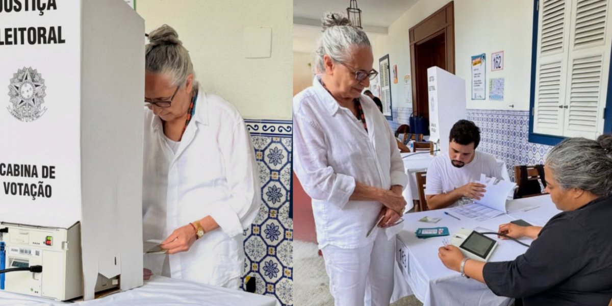 Maria Bethânia vai às urnas no Rio de Janeiro e comemora “Dia importante!” 