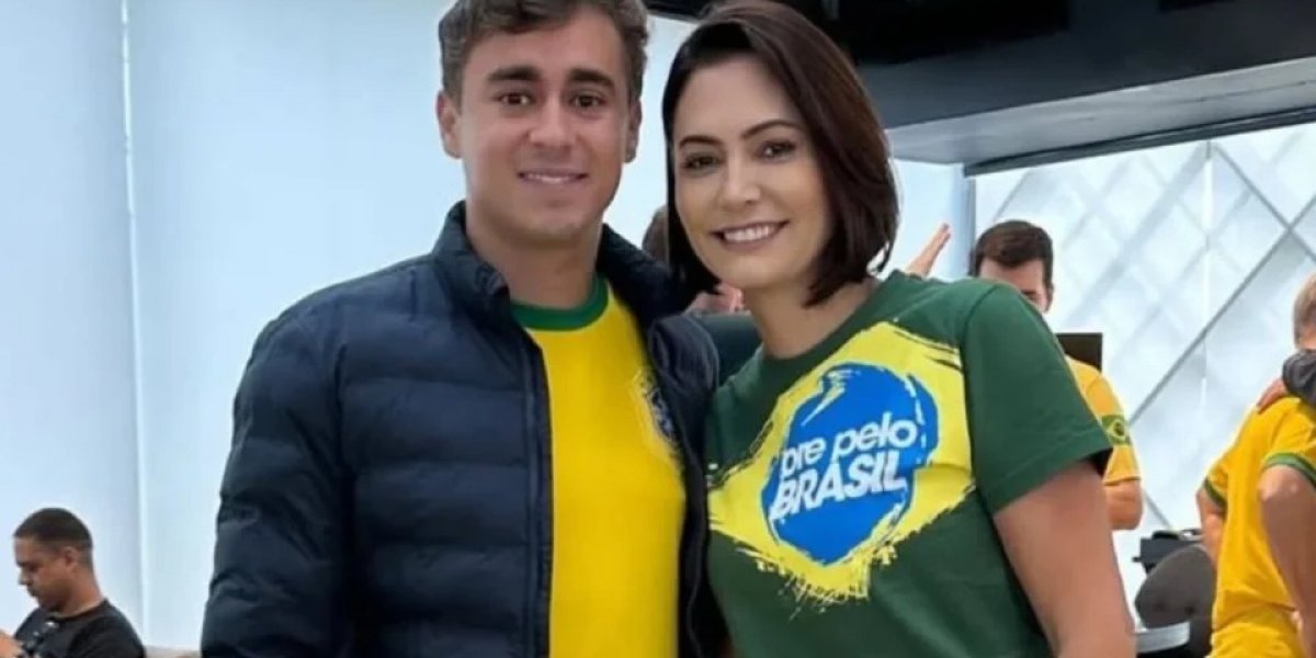 Reeleito, Nikolas Ferreira celebra vitória com ligação para Michelle e coro de “Volta Bolsonaro”