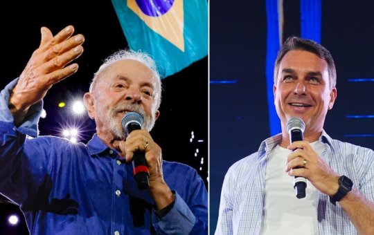 Lula perde para Flávio Bolsonaro em 714 cidades onde havia vencido Jair Bolsonaro em 2022
