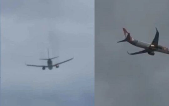 Avião da GOL tem motor atingido por pássaro durante voo e retorna ao Recife