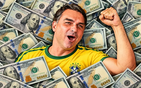 Após liderança de Flávio Bolsonaro no primeiro turno, dólar tem maior queda desde 2018 e fecha a R$ 5