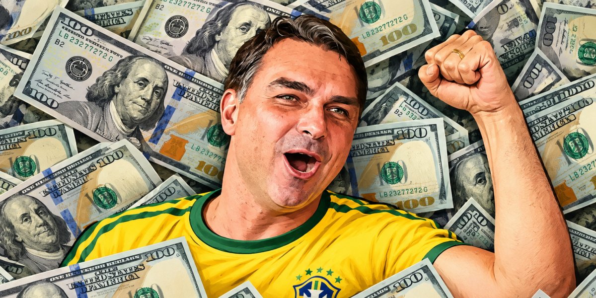 Após liderança de Flávio Bolsonaro no primeiro turno, dólar tem maior queda desde 2018 e fecha a R$ 5