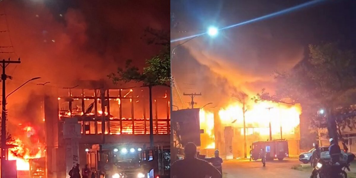 Incêndio atinge prédio da Universidade Federal do Recife