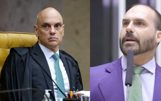 Moraes determina prisão de Eduardo Bolsonaro e cancela passaportes do ex-deputado