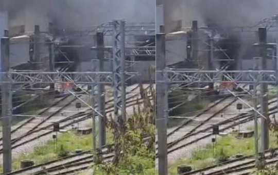 Avião cai em pátio do metrô em Belo Horizonte e piloto morre carbonizado