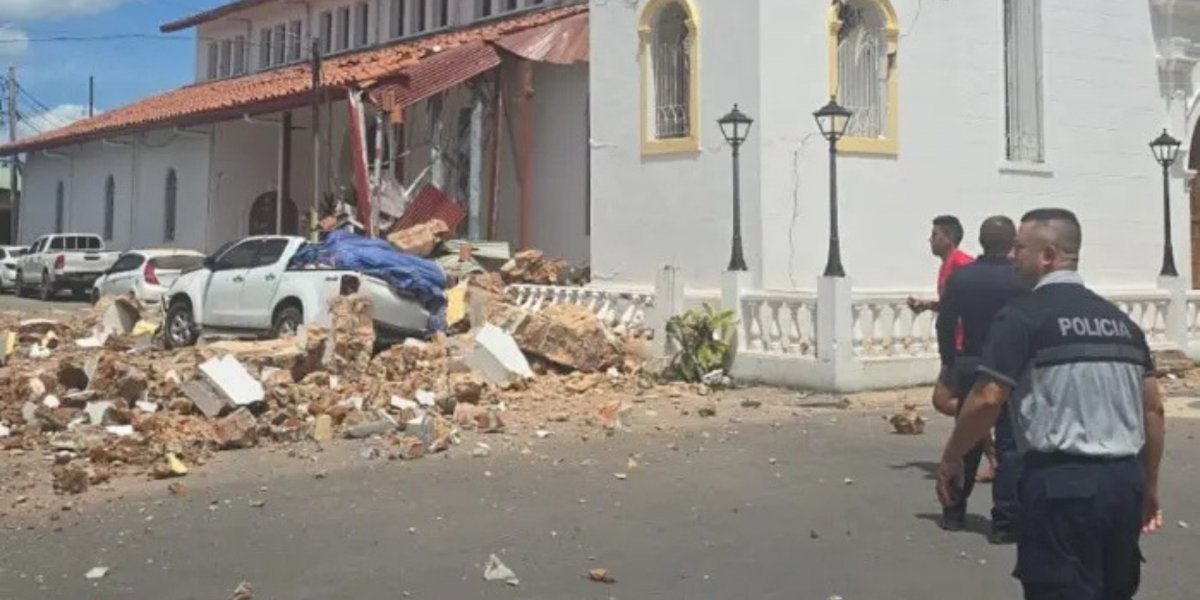 Terremoto de magnitude 7,7 atinge o Panamá e provoca estragos no sul do país