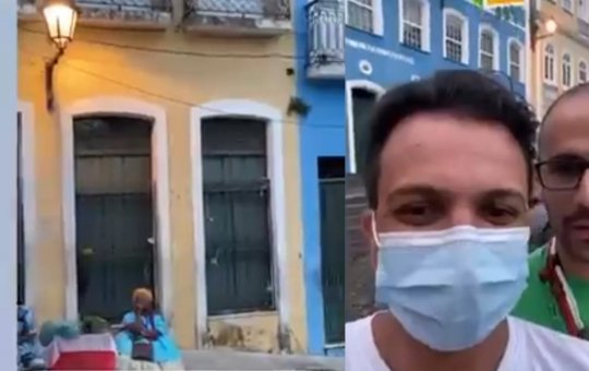 Dois turistas gravam vídeo ofendendo baiana de acarajé e postam no Instagram