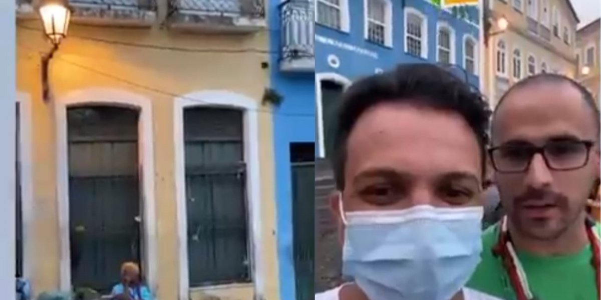 Dois turistas gravam vídeo ofendendo baiana de acarajé e postam no Instagram
