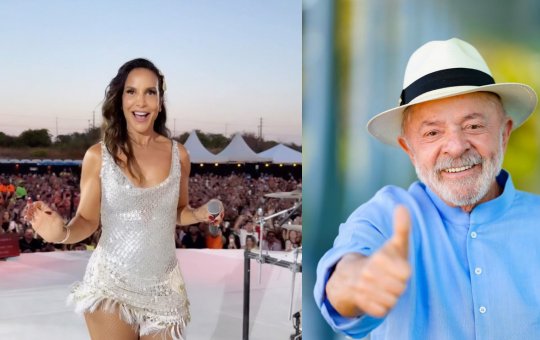 Ivete Sangalo incentiva coro pró-Lula em show e faz apelo por “lucidez” nas escolhas políticas