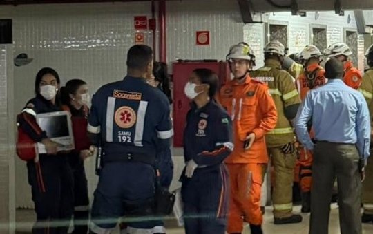 Elevador despenca em condomínio na Avenida Tancredo Neves e deixa mulher ferida em Salvador