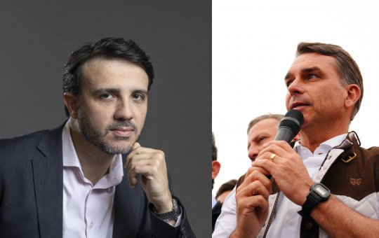 Renan Santos chama políticos bolsonaristas de “imbecis” e acusa Flávio de corrupção