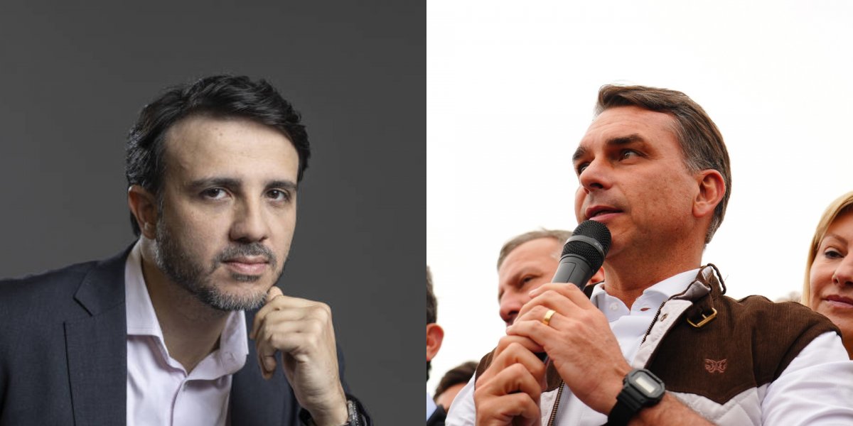 Renan Santos chama políticos bolsonaristas de “imbecis” e acusa Flávio de corrupção