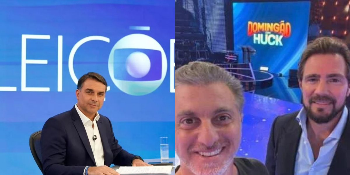 Flávio Bolsonaro cita Luciano Huck ao defender dinheiro de Vorcaro para filme do pai